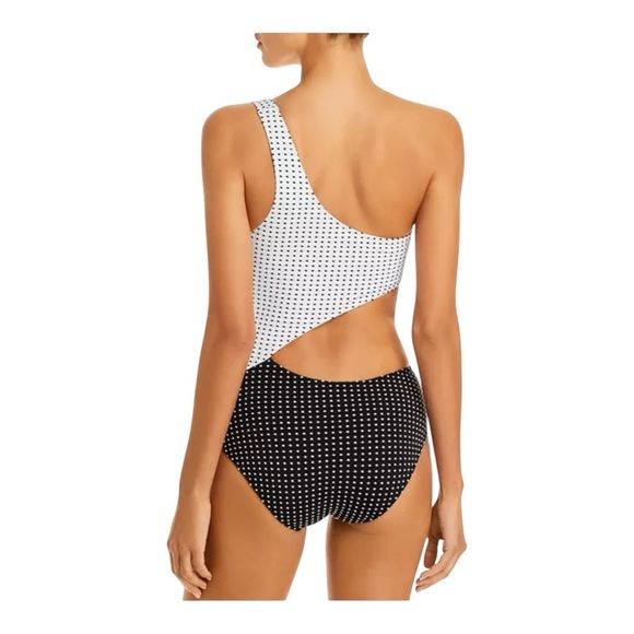 Solid & Striped The Claudia Printed Asymmetric One Piece Swimsuit NWT - Picture 4 of 8